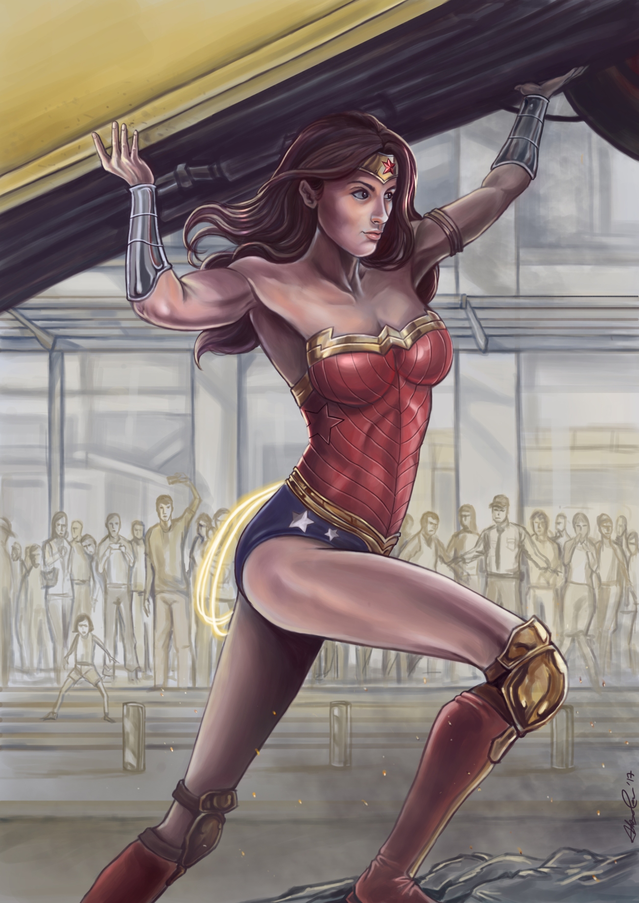 Wonder Woman Classic Outfit  Adrian Tan Brush For Hire-7277